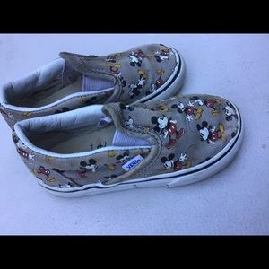 Vans Mickey Mouse Toddler Size 7